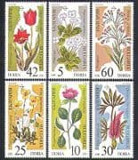 Bulgaria 1989 Endangered / Flowers / Plants / Trees / Nature / Environment 6v set (n37795)