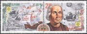 Bulgaria 1992 Europa/ Ships/ Columbus 500th/ Sailing/ Boats/ Exploration 2v s-t pair/pr (b4348)