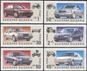 Bulgaria 1992 Motor Cars/ Motoring/ Transport/ Mercedes/ Merc/ BMW/ Volvo/ Ford/Fiat 6v set (s4517)