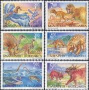 Bulgaria 1994 Dinosaurs/ Prehistoric Animals/ Reptiles/ Nature 6v set (s1419w)