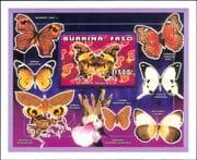 Burkina Faso 1996 Butterflies/ Moths/ Insects/ Nature 1v m/s (b8796)