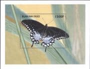 Burkina Faso 1998 Butterflies/ Insects/ Nature/ Conservation 1v m/s (b5682k)