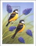 Burkina Faso 1998 Golden Whistler/ Birds/ Nature/ Wildlife 1v m/s (b1574g)