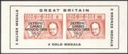 Calf of Man 1968 Churchill/ Olympics/ Sports/ Olympic Games/ People imperforate m/s (s5129)