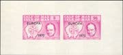 Calf of Man (Isle of Man) 1970 Europa/ Winston Churchill/ Map/ Coat-of-Arms IMPERF 2v m/s (s5113)