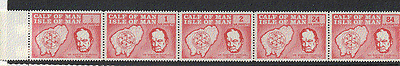 Calf of Man WWII / Churchill 5v strp ref:s5140
