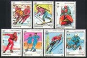 Cambodia 1990 Winter Olympics / Sports / Games 7v (b8495c)