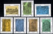 Cambodia 1996 Tonie Bati Temple/ Statues/ Buildings/ Architecture/ Religion 7v set (n43503p)