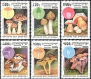 Cambodia 1997 Fungi/ Mushrooms/ Nature 6v set (b10156)