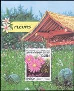 Cambodia 1998 Aster/Flowers/Plants/Nature 1v m/s (b9427)