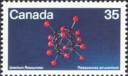 Canada 1980  Mineral Resources/ Uranium/ Molecule/ Atoms/ Chemistry  1v  (n46919)