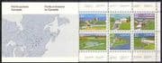 Canada 1983 Forts / Military / Buildings 10v bklt (n28605)
