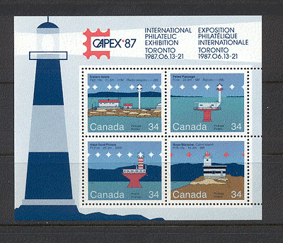 Canada 1985 Lighthouses / Maritime Safety 4v m / s (n19601)