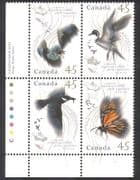 Canada 1995 Migratory Animals / Birds / Butterfly / Bat / Nature ctl blk reprint n19555