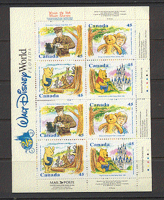 Canada 1996 Disney / Winnie the Pooh bklt ref:s6163