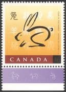 Canada 1999 YO Rabbit/ Animals/ Nature/ Zodiac/ Fortune/ Greetings 1v (n44502)