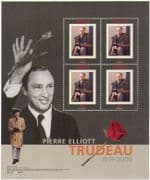 Canada 2001 Prime Minister Pierre Trudeau/ Politicians/ Politics/ People 4v sht + presentation folder (n44506)
