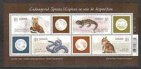 Canada 2006 Fox  /  Snake  /  Lizard  /  Animals 4v m  /  s (n24942)