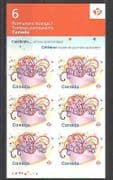 Canada 2009 Celebrate / Greetings 6v s / a bklt (n24700)