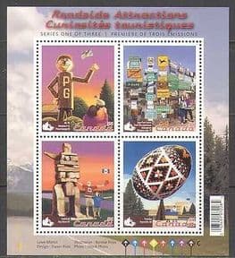 Canada 2009 Road  /  Signs  /  Statues  /  Tourism 4v m  /  s (n24697)