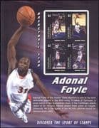Canouan (St Vincent Grens) 2004 Adonal Foyle/ Basketball/ Sports/ Games/ People 4v m/s (s1968b)