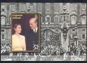 Cayman Is 2007 QE II / Wedding / Queen Elizabeth II / Royalty / Royal 1v m / s (n35002)