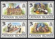 Cayman Is. 1982 Baden Powell / Scouts / Scouting / Cubs / Sailing / Camp Fire 4v (n39973)