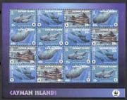 Caymans 2003 WWF / Whales / Marine / Sea Life 16v sht (s6169)