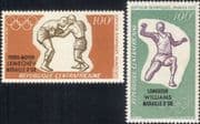 Central African Republic 1972 Olympic Games/ Olympics/ Sports/ Boxing / Long Jump 2v set (s1273a)