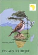 Central African Republic 1999 Horned Lark/ Birds/ Nature/ Wildlife 1v m/s (b387v)