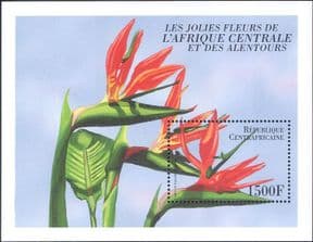 Central African Republic / Centrafricaine 2000  Flowers/ Plants/ Nature  1v m/s  (n26438a)