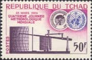 Chad 1964 Meteorology/ Weather Day/ IMO/ WMO/ Measuring Equipment 1v (n46479)