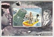 Chad 1970 Apollo 12/ Space/ Rockets/ Astronauts/ Moon Landing/ JFK/ Kennedy 1v m/s (b3577a)