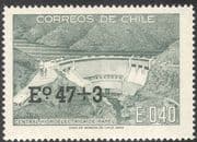 Chile 1974 Dam/ Reservoir/ Hydro-Electricity/ Energy/ Power/ Buildings/ Construction/ Architecture 1v surcharge (n43159)