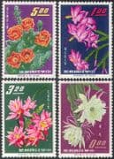 China (Taiwan) 1964 Cacti/ Cactuses/ Cactus/ Plants/ Nature/ Flowers 4v set (n42596)