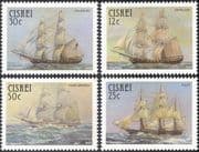 Ciskei 1985 Sailing Ships/ Military/ Troopships/ Transport/ Boats/ Sail 4v set (b1347)