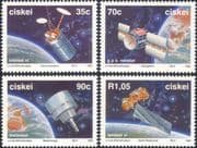 Ciskei 1992 International Space Year/ Satellites / Communications/ Weather 4v set (b1353)