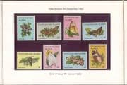 Cocos (Keeling) Islands 1982 - 1983 Butterflies/ Moths/ Insects 16v Presentation Pack (b173)