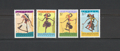 Cocos (Keeling) Islands 1994 Puppets 4v set (n18790)