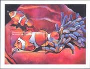 Comores/Comoro Islands 1999 Clown Fish/ Marine/ Nature/ Wildlife 1v m/s (s639m)
