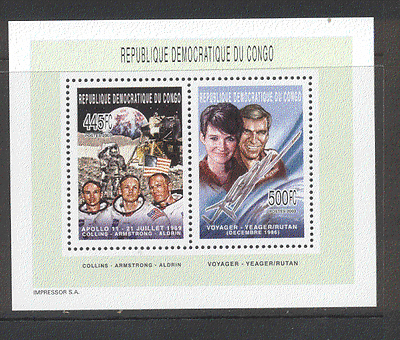 Congo 2003 Space / Apollo 11 / Aviation m / s ref:n12616