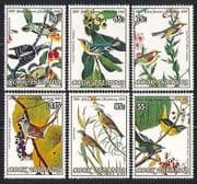 Cook Islands 1985 Birds / Nature / Audubon / Art 6v (n31453)