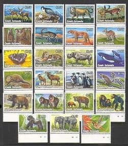 Cook Islands 1992 Animals  /  Birds  /  Insects 23v set n20286