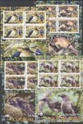 Cook Islands 2005 WWF/ Reed Warbler/ Birds/ Nature/ Conservation 4 x 4v shtlts (n16099)