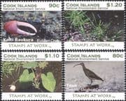 Cook Islands 2011 Wetlands/ Birds/ C rab/ Plants/ Nature/ Wildlife/ Conservation 4v set (n16100a)
