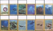 Cook Islands 2016 Birds/ Dolphins/ Turtle/ Whale/ Marine Animals/ Nature 12v set (b3211h)