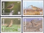 Cook Islands 2017 WWF/ Curlew/ Birds/ Nature/ Endangered Species 4v set (b209k)
