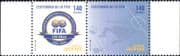 Costa Rica 2004 FIFA 100th Anniversary/ Football/ Sports/ Soccer/ Games 2v set pair (s1635c)