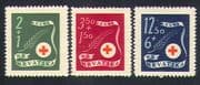 Croatia 1944 Red Cross/ Medical/ Health/ Welfare 3v set (n33147)