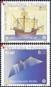 Croatia 2005 Europa Stamps 50th/ Sailing Ship/ Boats/ Sail/ Transport/ Bird/ Art 2v set (b3031e)